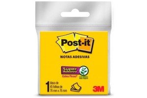 POST-IT AMARELO NEON 76X76 45F