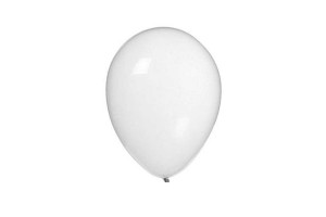 BEXIGA BALLOONTECH 10 POL. C/25 BRANCO NEVE
