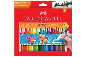 CANETINHA HIDROGRAFICA JUMBO FABER CASTELL 24 CORES