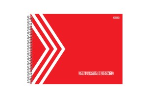 CADERNO SD CARTOGRAFIA KBOM VERMELHO CD ESP 60FLS