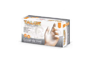 CAIXA DE LUVAS VINIL M TALGE S/PO C/100