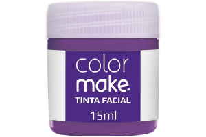 PINTURA FACIAL LIQUIDA COLOR MAKE 15ML ROXO