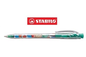 CANETA ESFEROGRAFICA STABILO TROPIKANA VERDE